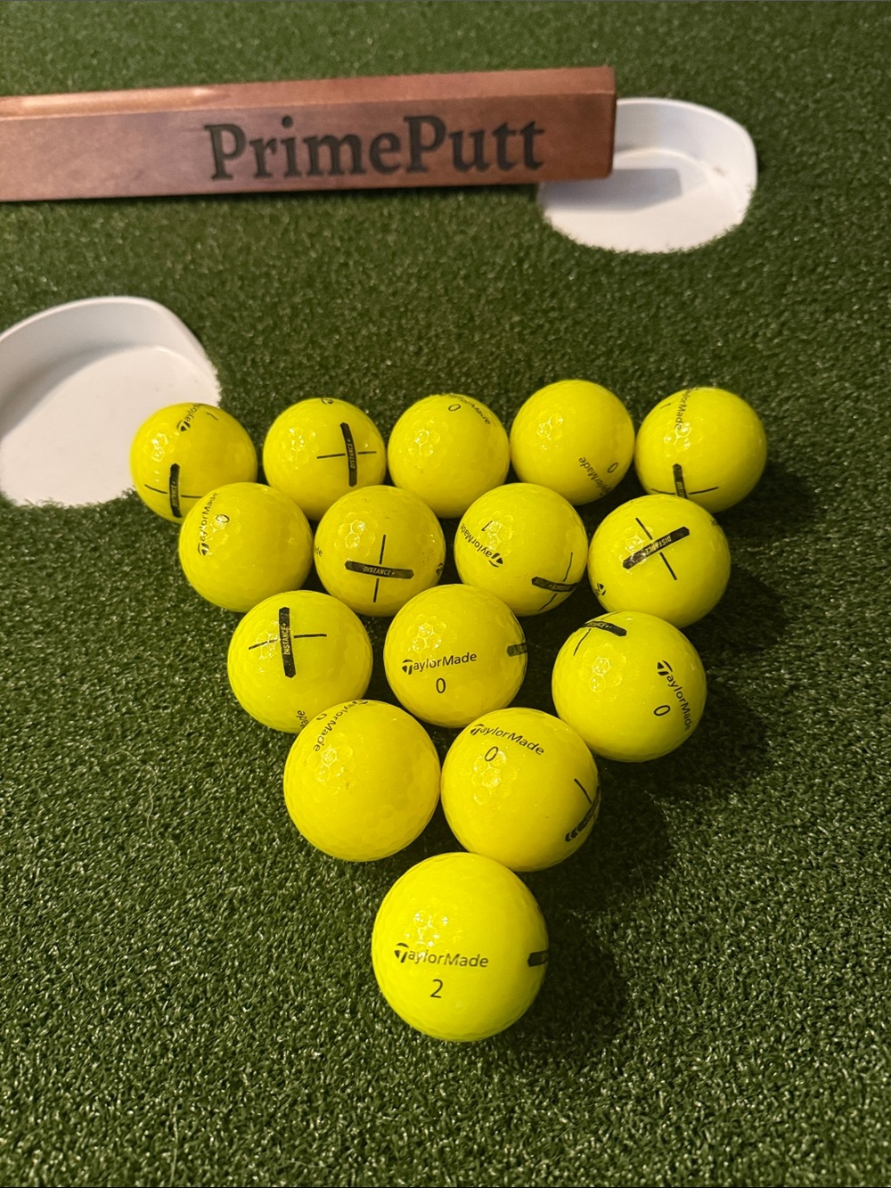 TaylorMade Bright Yellow  Golf Balls